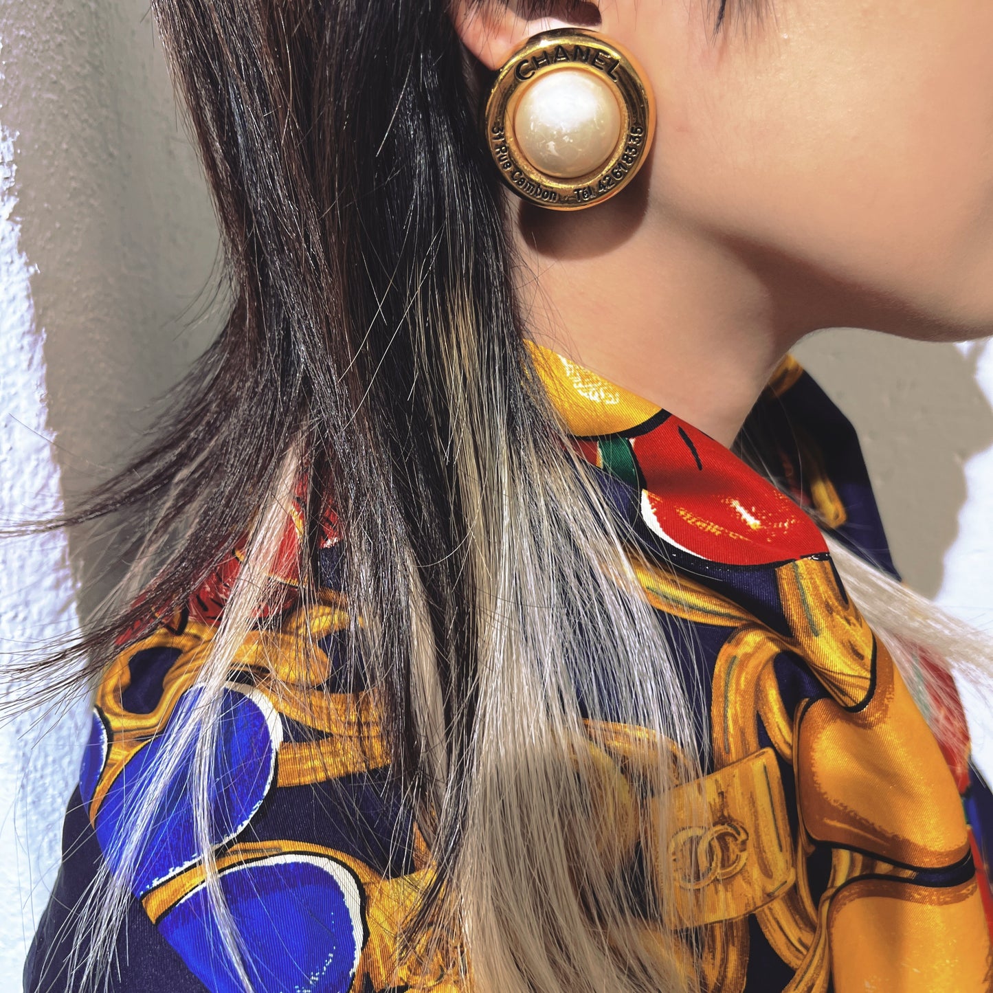 Chanel Rue Combon   Earrings