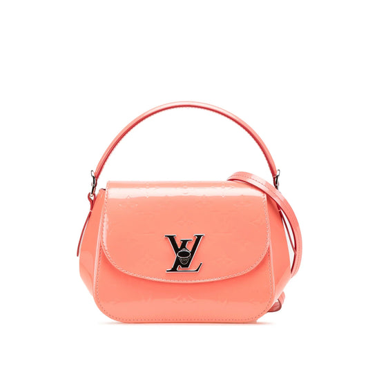 Pink Louis Vuitton Monogram Vernis Pasadena Satchel
