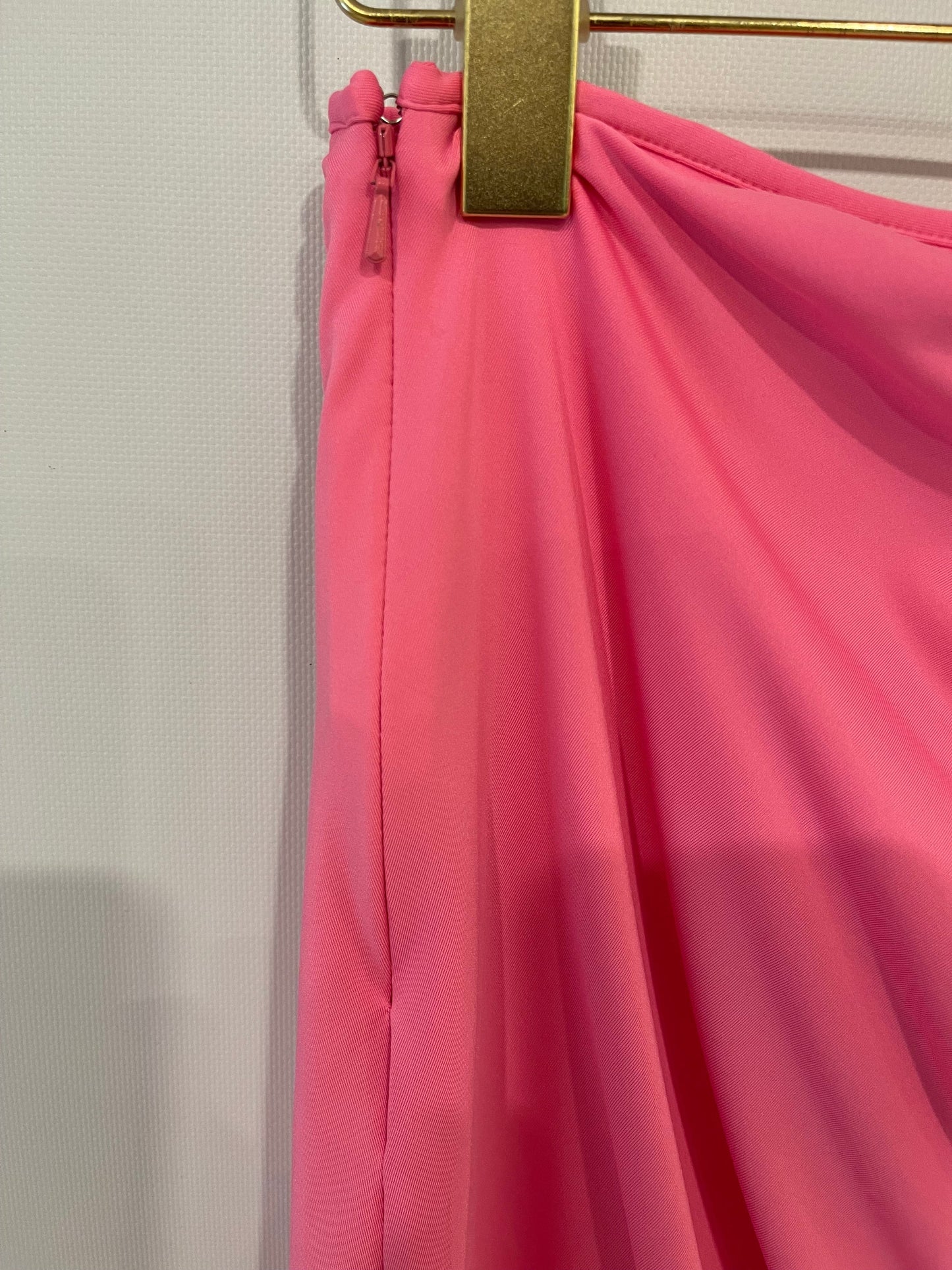 David Koma Pink Sleeveless Top and Mini Ruched Skirt Set Size UK 10 RRP £1,200