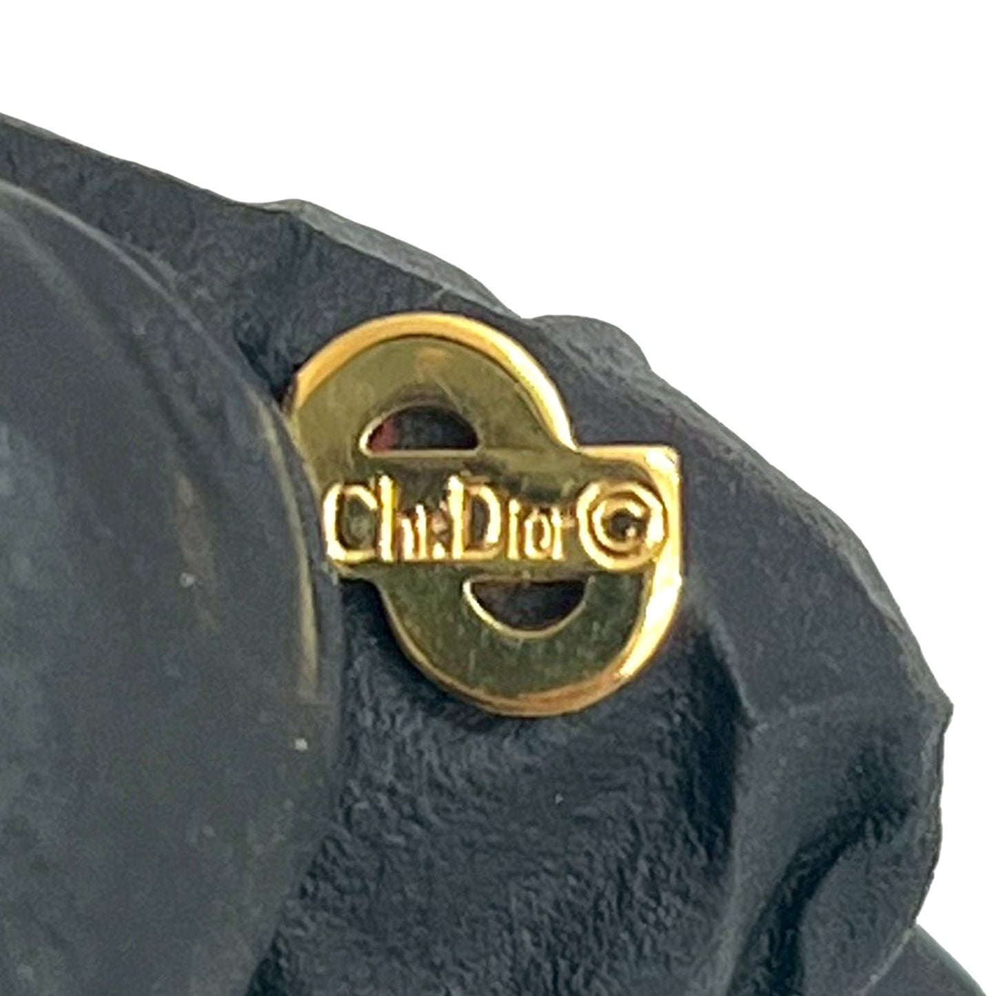 Gold Dior Gold Plated CD Logo Pendant Necklace