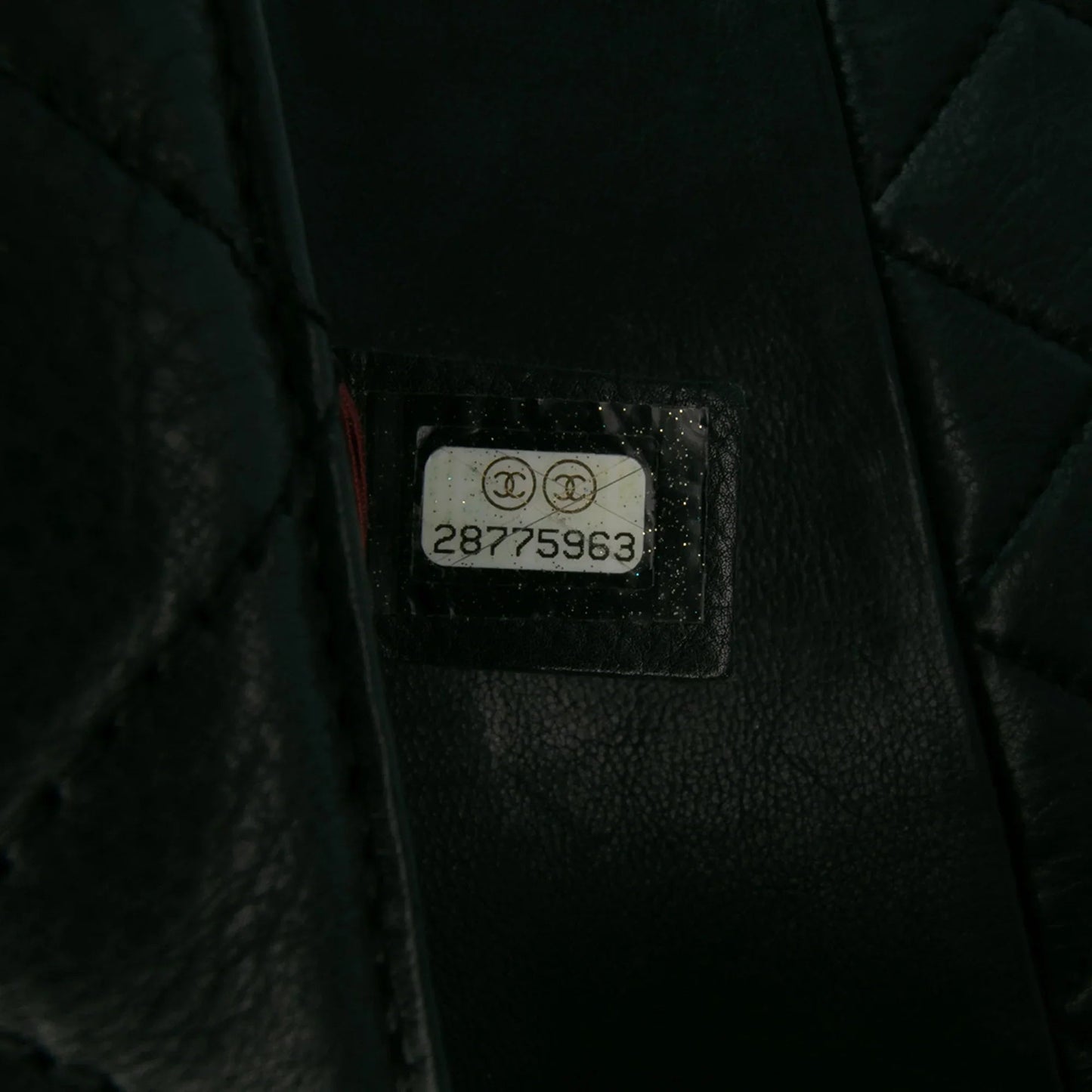 Black Chanel Mini Quilted Calfskin Pearl CC Accordion Flap Crossbody Bag