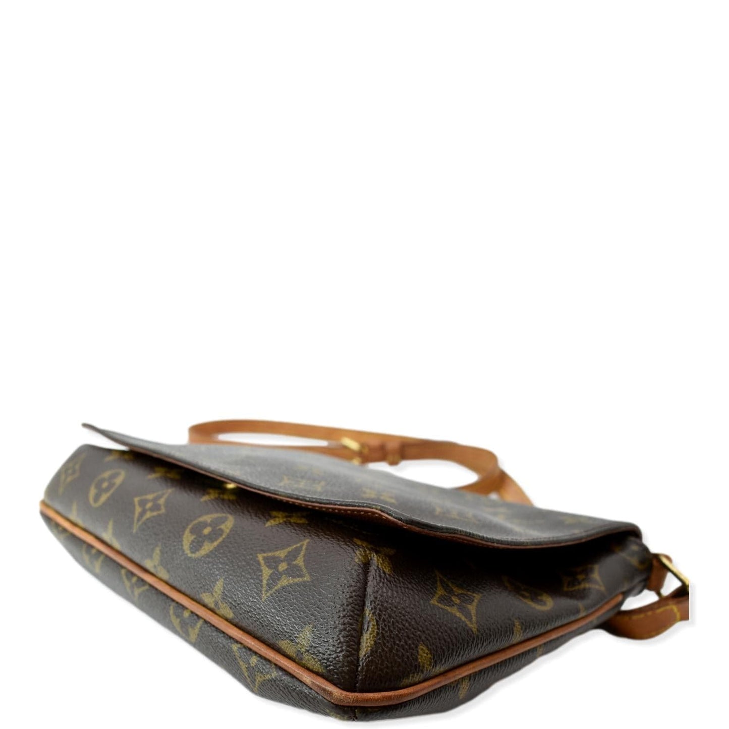 LOUIS VUITTON Mtte Tango Monogram Canvas Crossbody Bag Brown