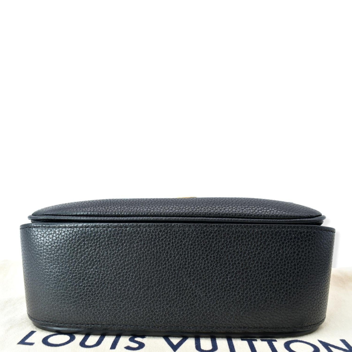 LOUIS VUITTON Vivienne NM Grained  Leather Shoulder Bag Black-