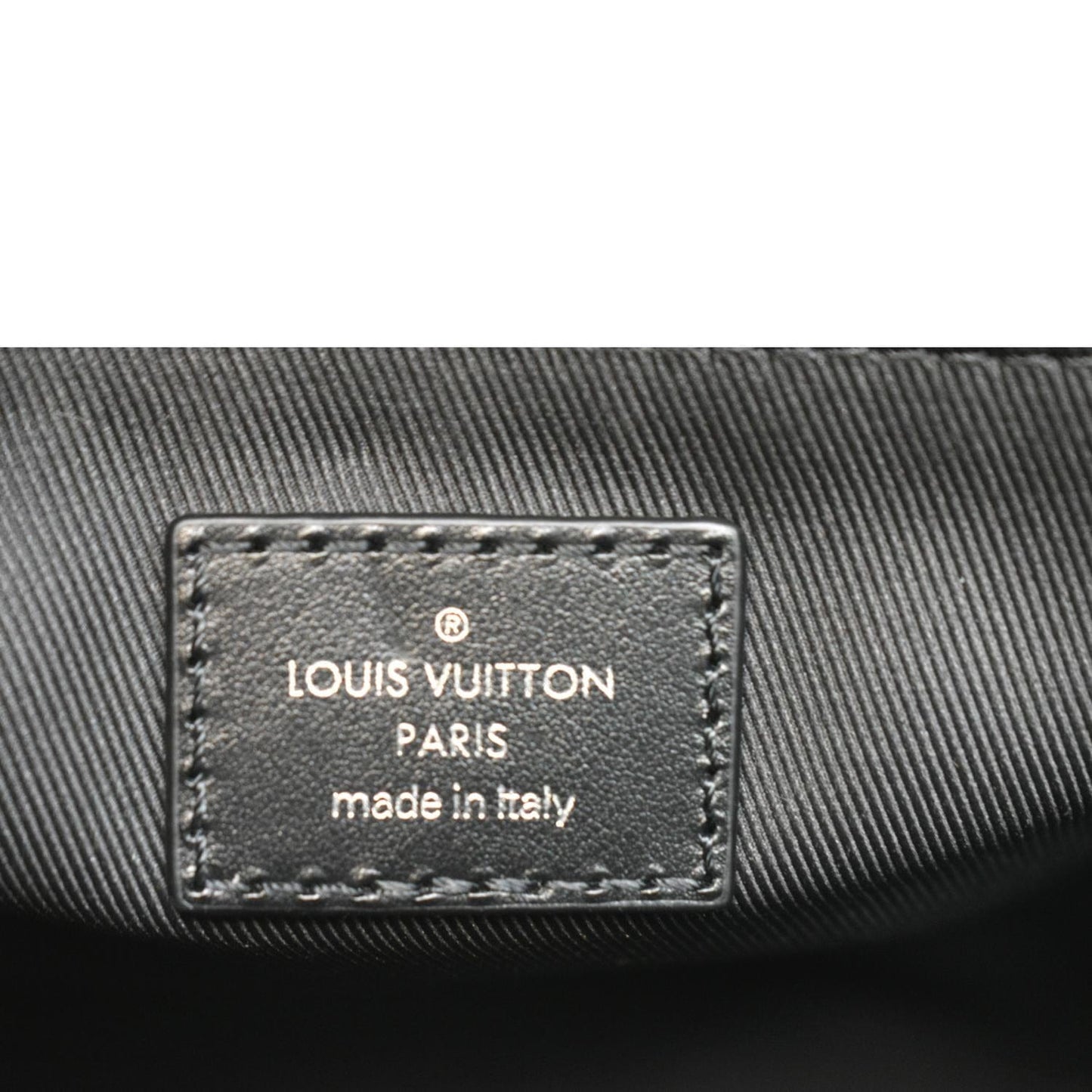 LOUIS VUITTON Petit Sac Plat Epi Leather Crossbody Bag Black