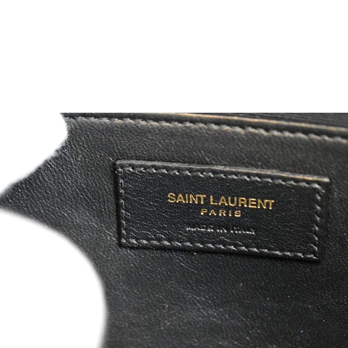 YVES SAINT LAURENT Kate Floral Print Canvas Shoulder Bag Blue