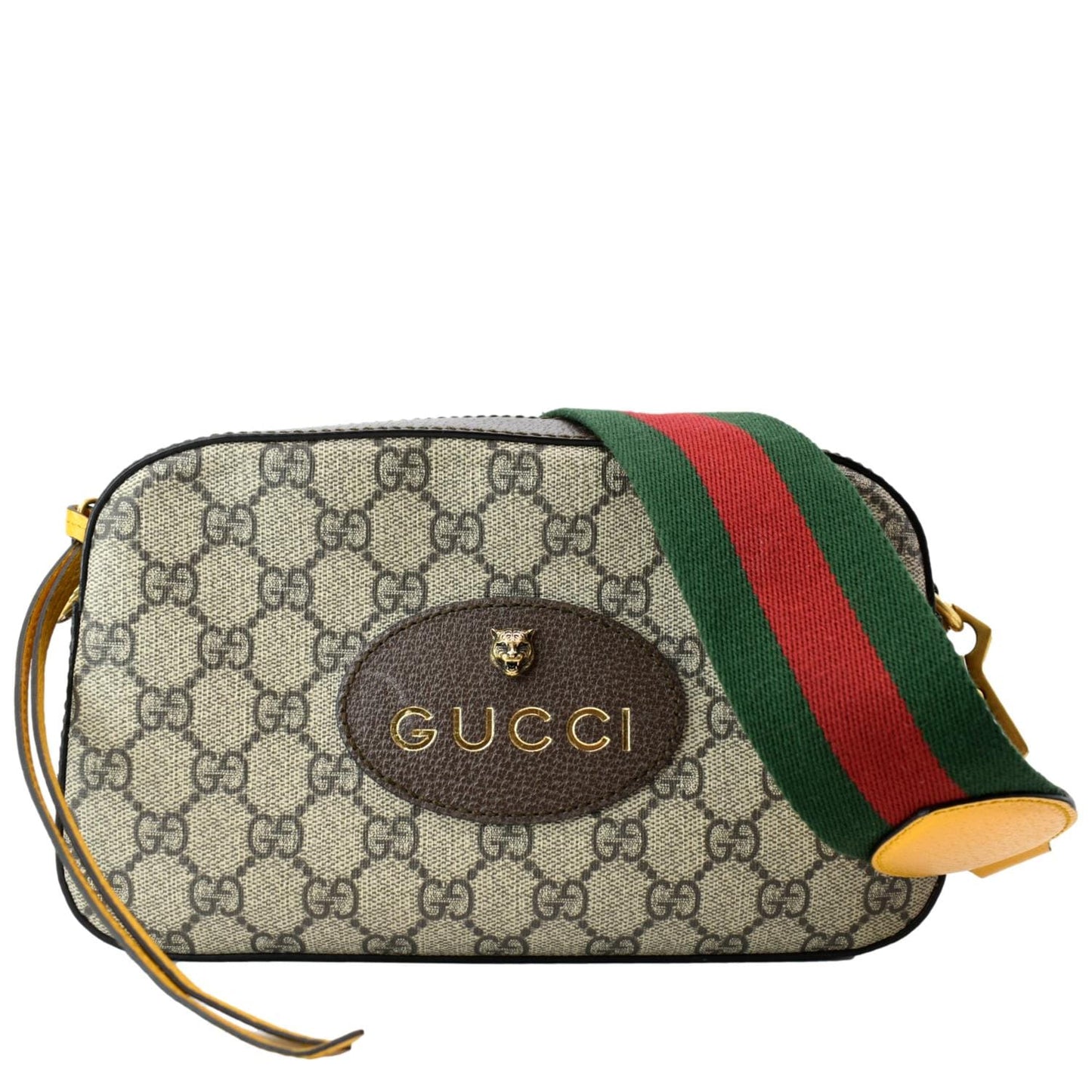 GUCCI Neo   GG Supreme Canvas Messenger Bag Beige 476466