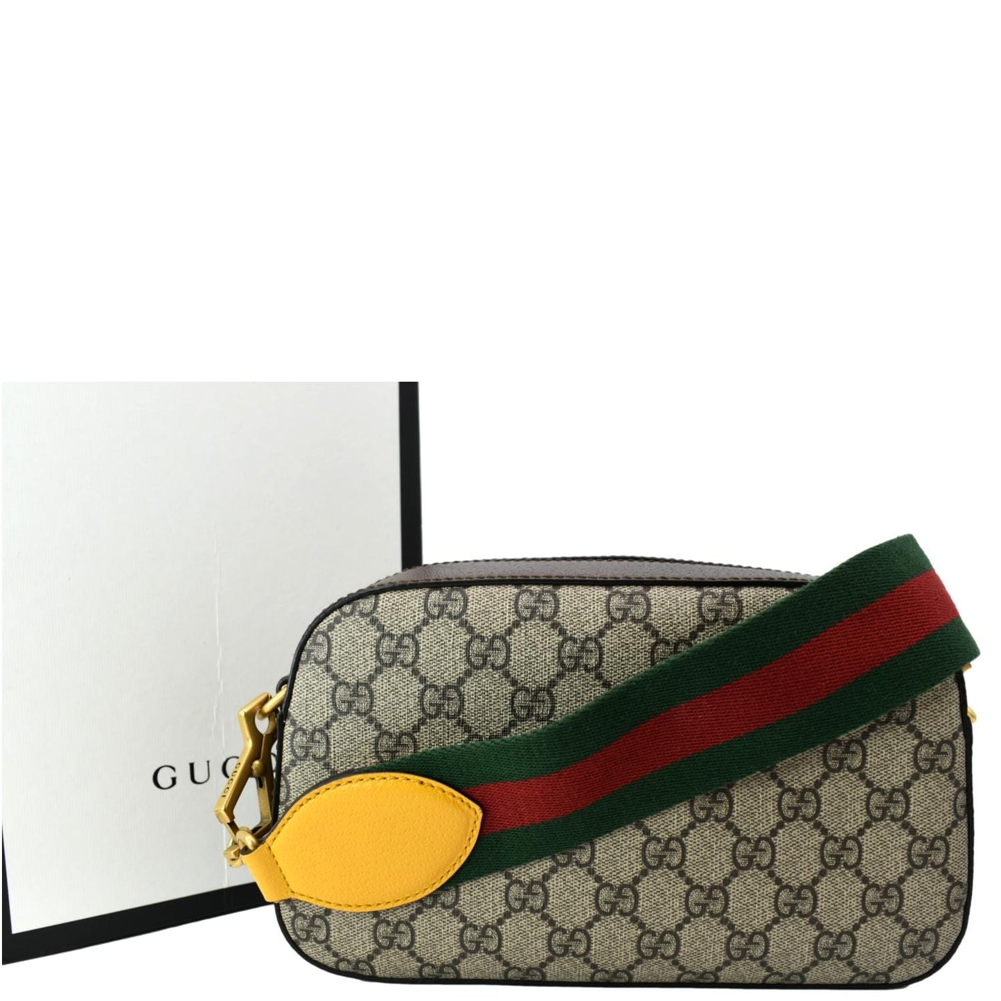 GUCCI Neo   GG Supreme Canvas Messenger Bag Beige 476466