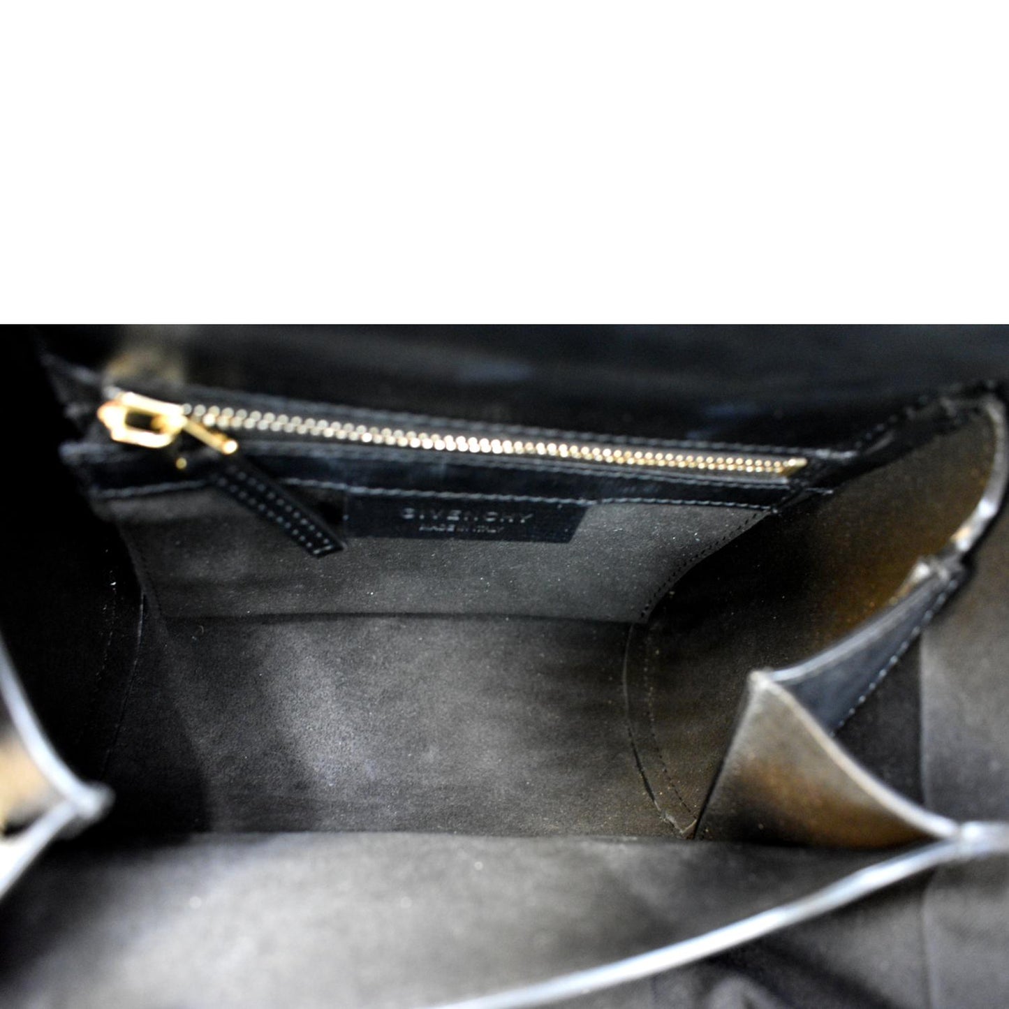 GIVENCHY Mini Pandora Box  Leather Chain Crossbody Bag Black