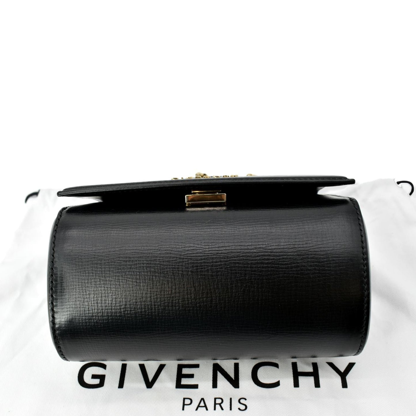 GIVENCHY Mini Pandora Box  Leather Chain Crossbody Bag Black