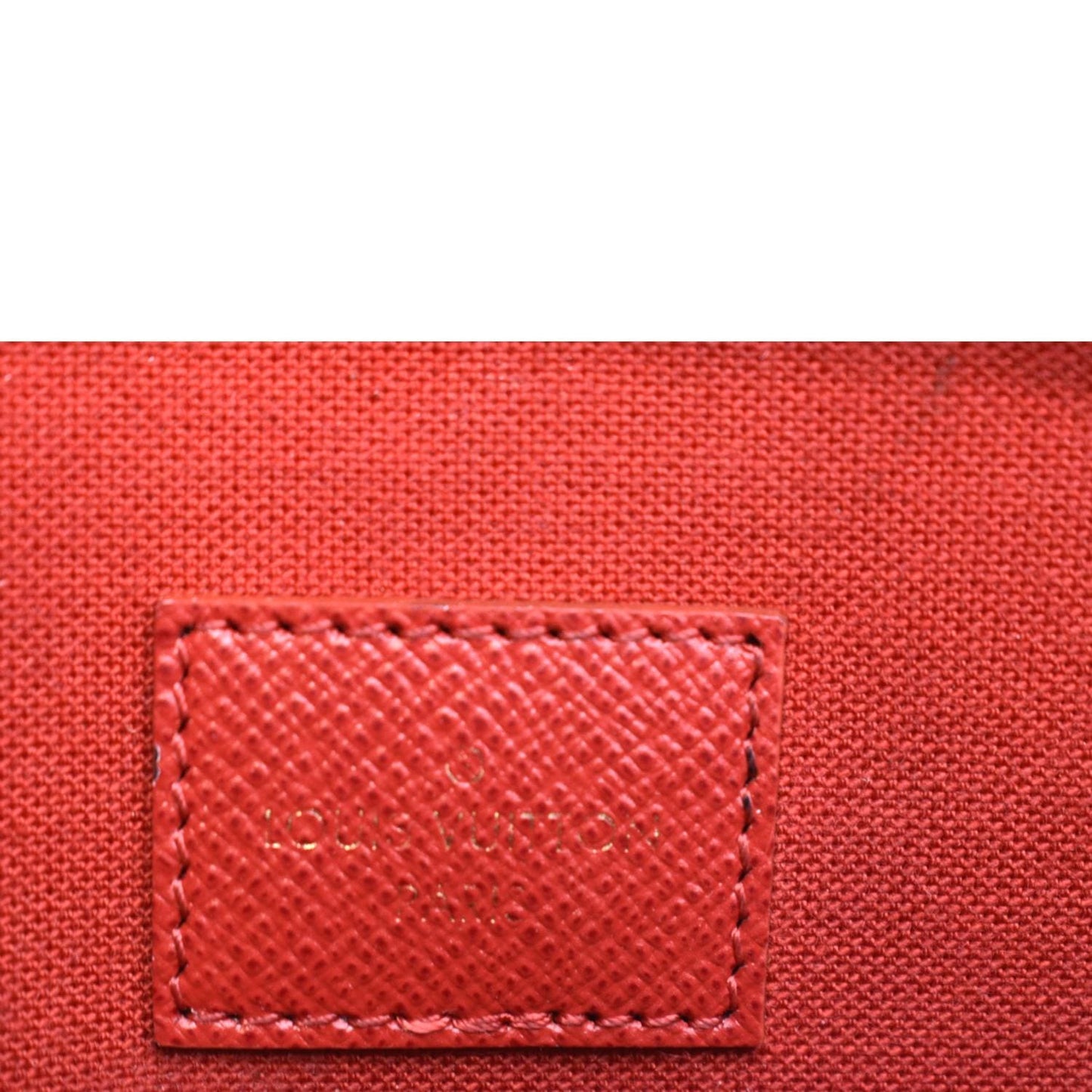 LOUIS VUITTON Felicie Damier Ebene Pochette Crossbody Bag Brown