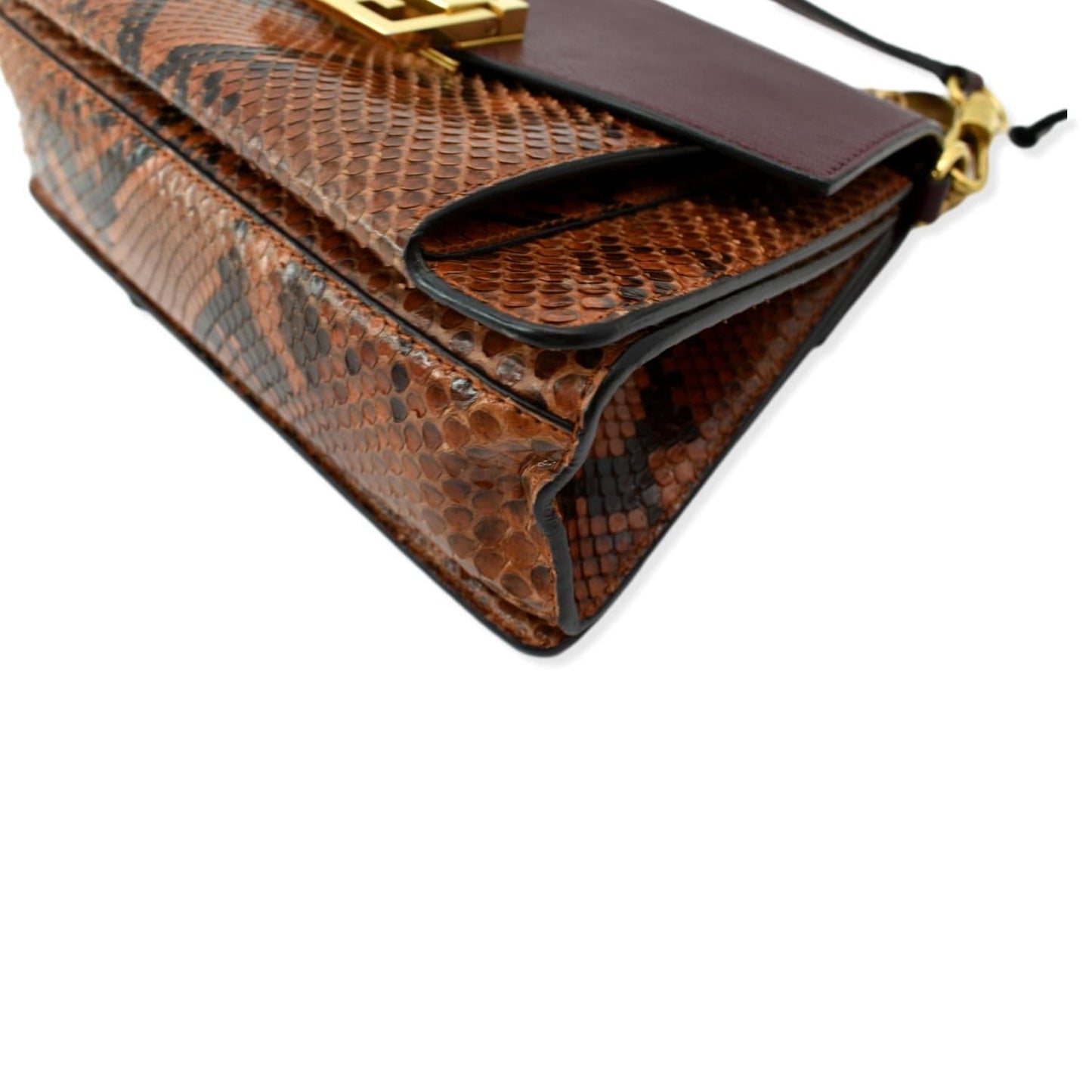 GIVENCHY GV3 Small Python Leather Shoulder Bag Multicolor