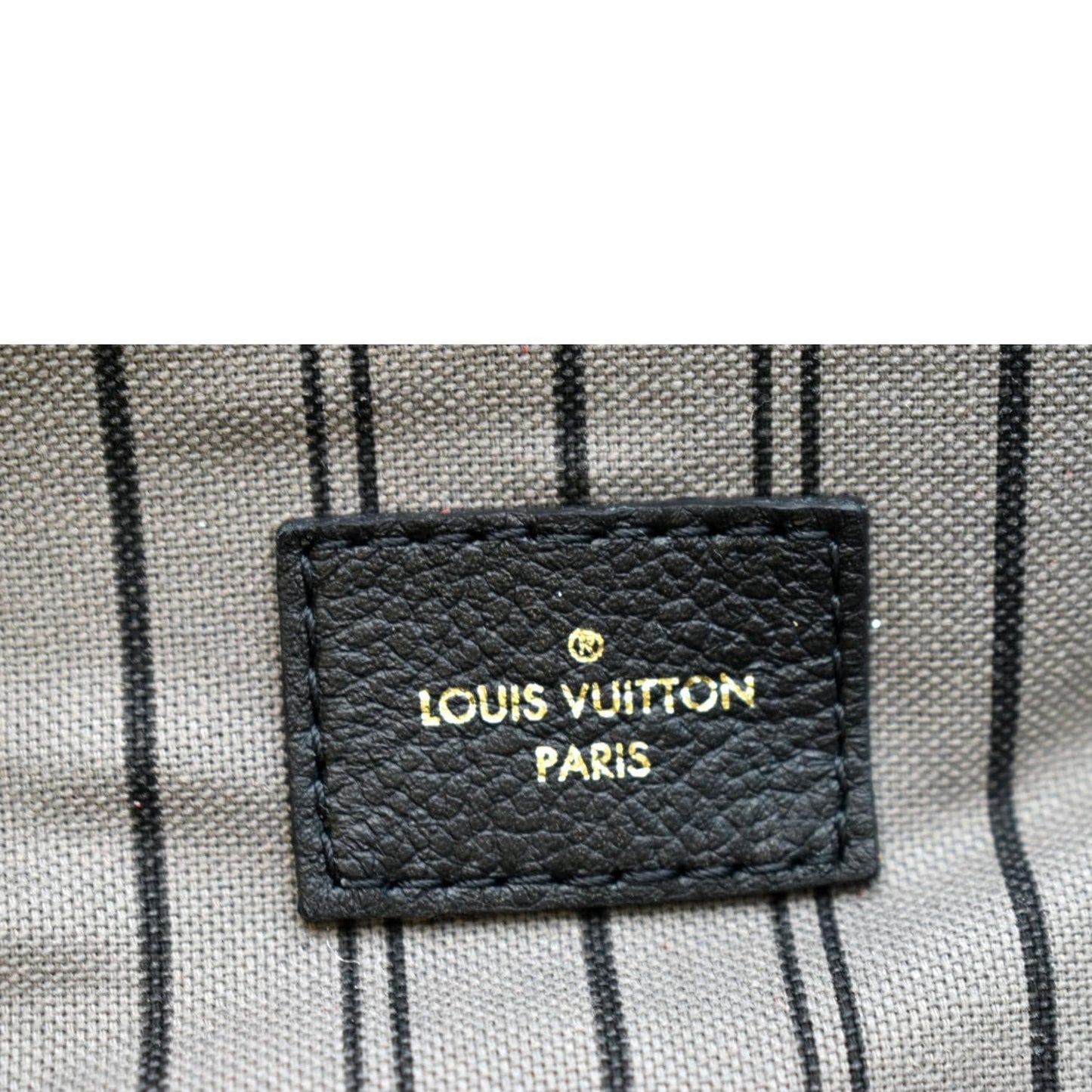 LOUIS VUITTON Metis Pochette Empreinte Leather Crossbody Bag Black SD2270