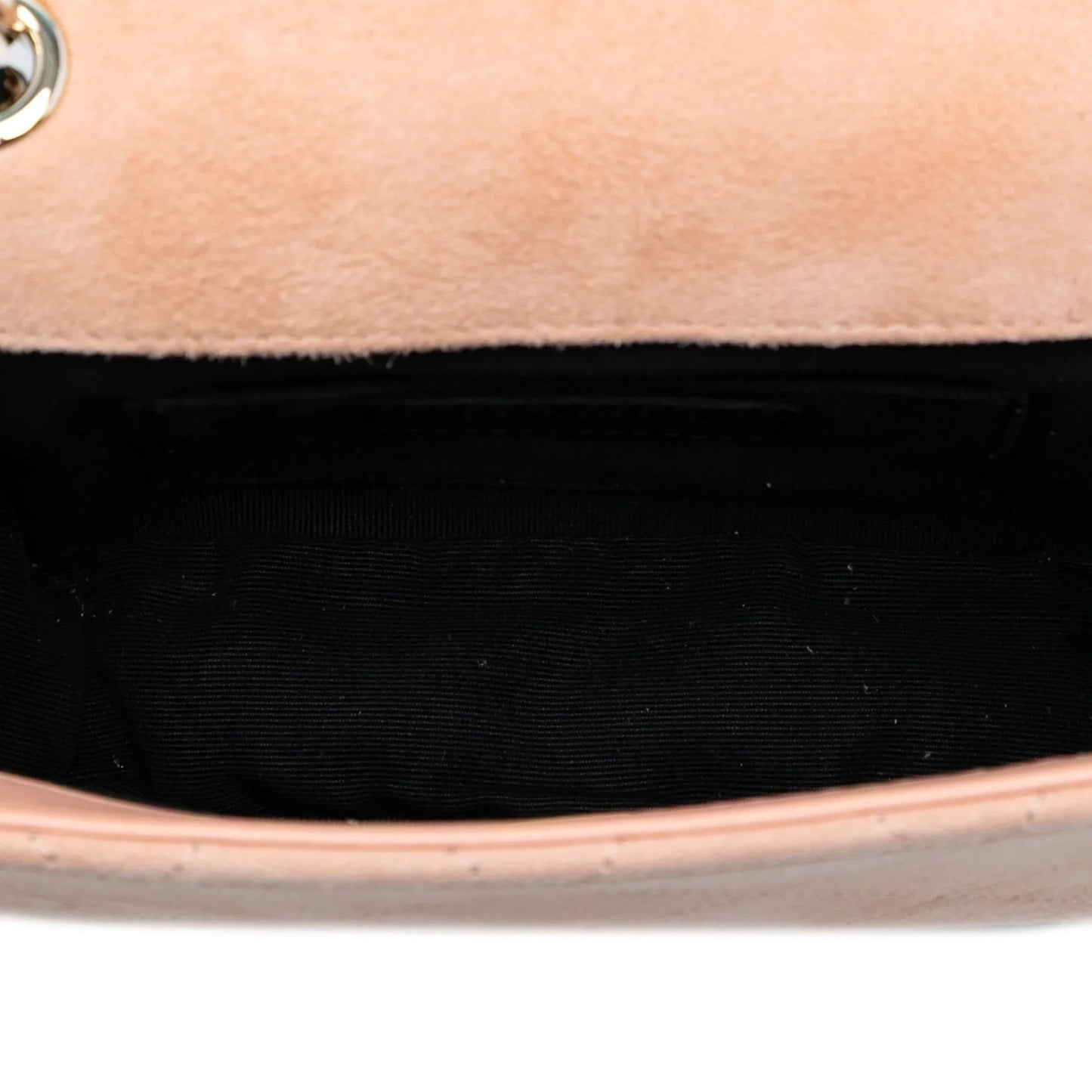 Brown Chanel Mini Quilted Suede Braided My Own Frame Flap Crossbody Bag