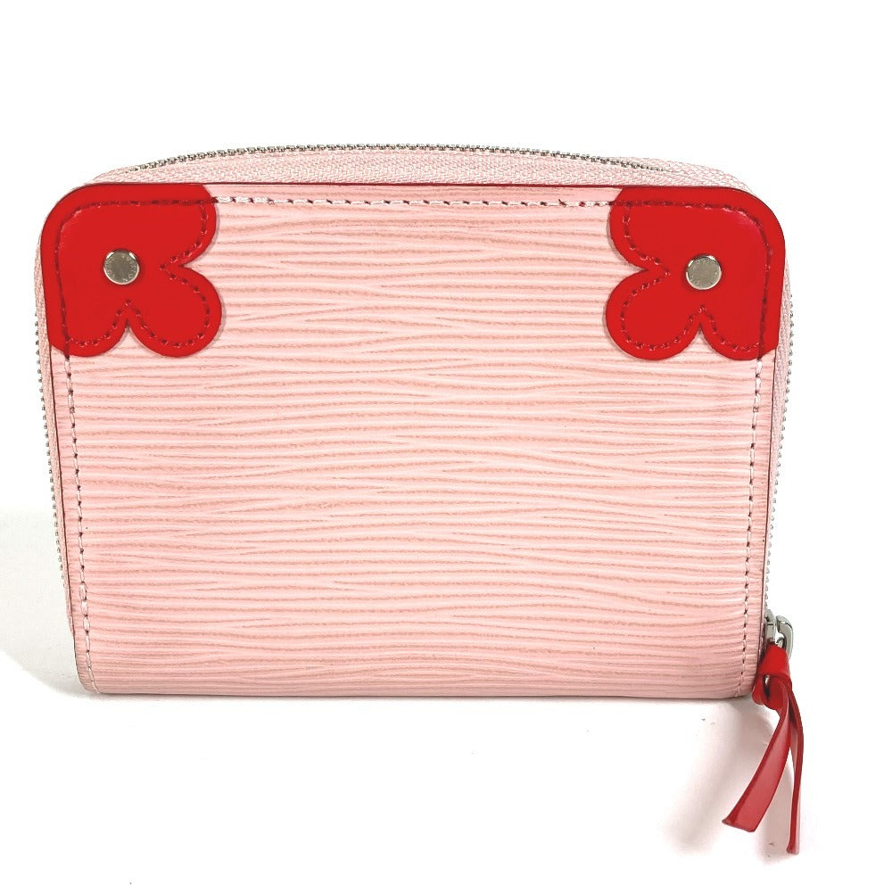 LOUIS VUITTON Coin case M62971 Epi Leather pink Epi Zip around purse Blooming Corner