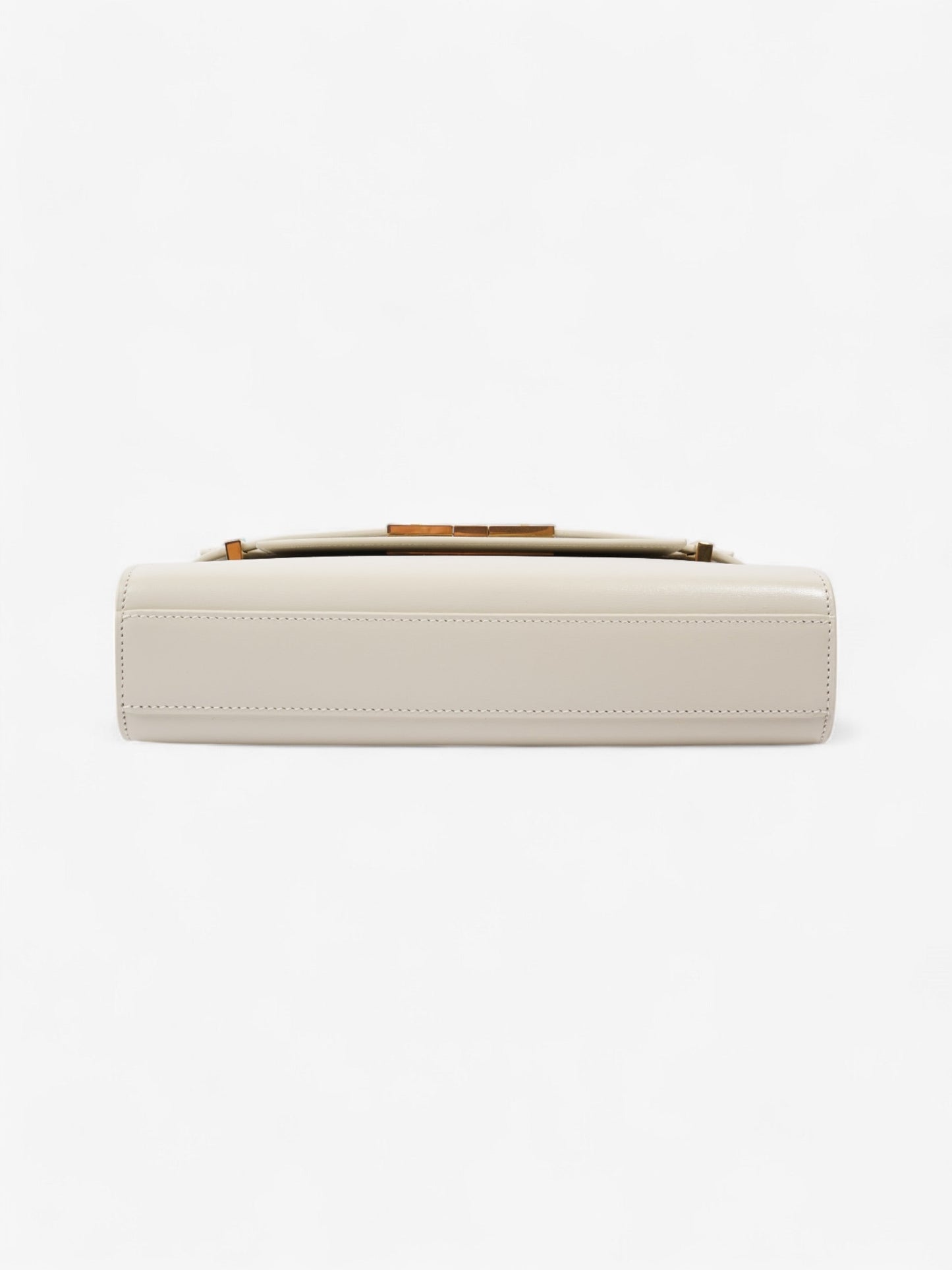 Saint Laurent Manhattan Blanc   Calfskin Leather Small