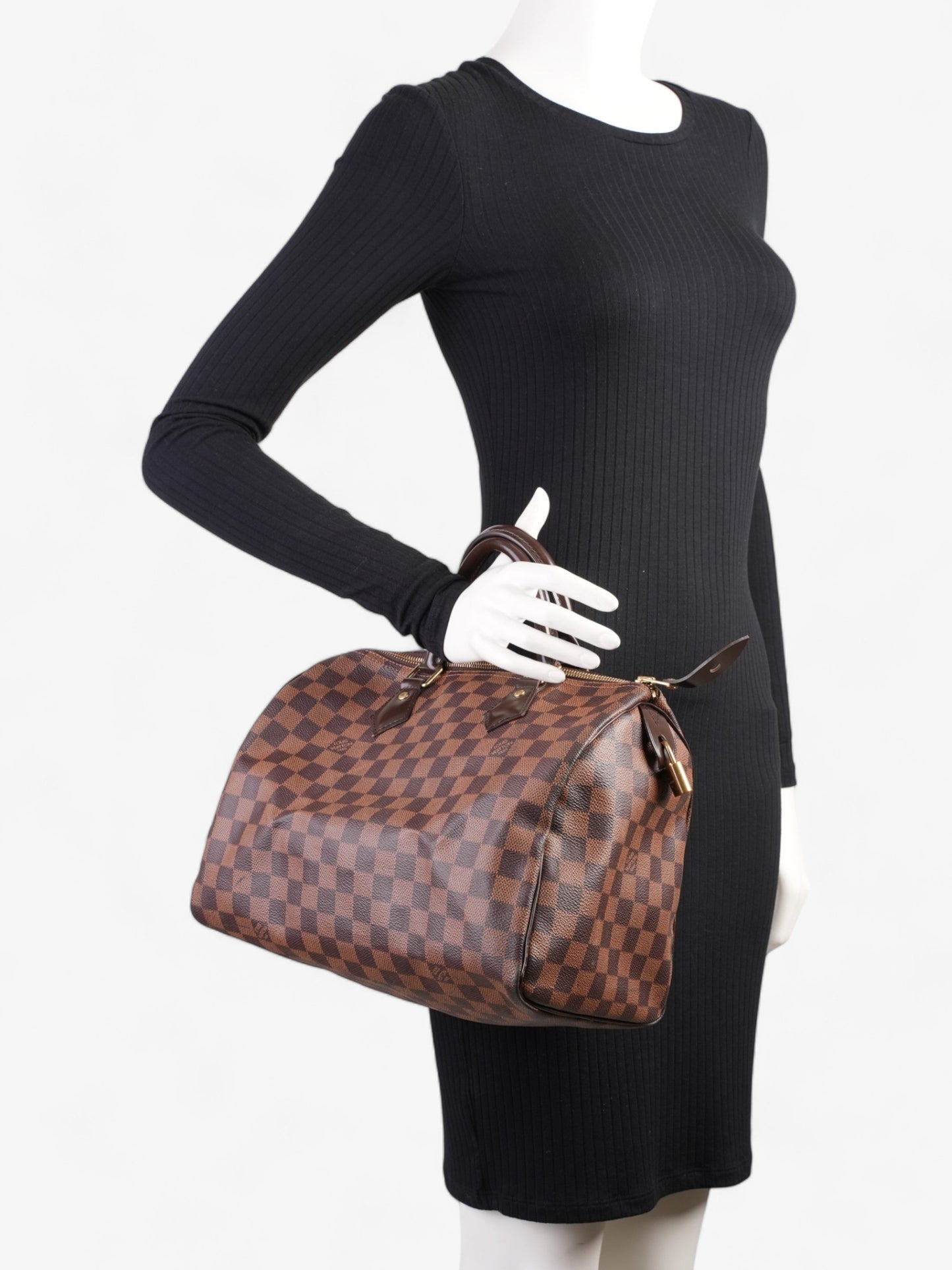 Louis Vuitton Speedy Damier Ebene Coated Canvas 30