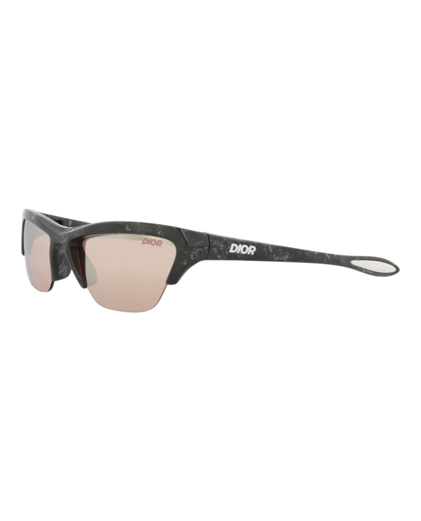 Dior Mens Shield/Wrap Black Black Violet Fashion Designer Eyewear