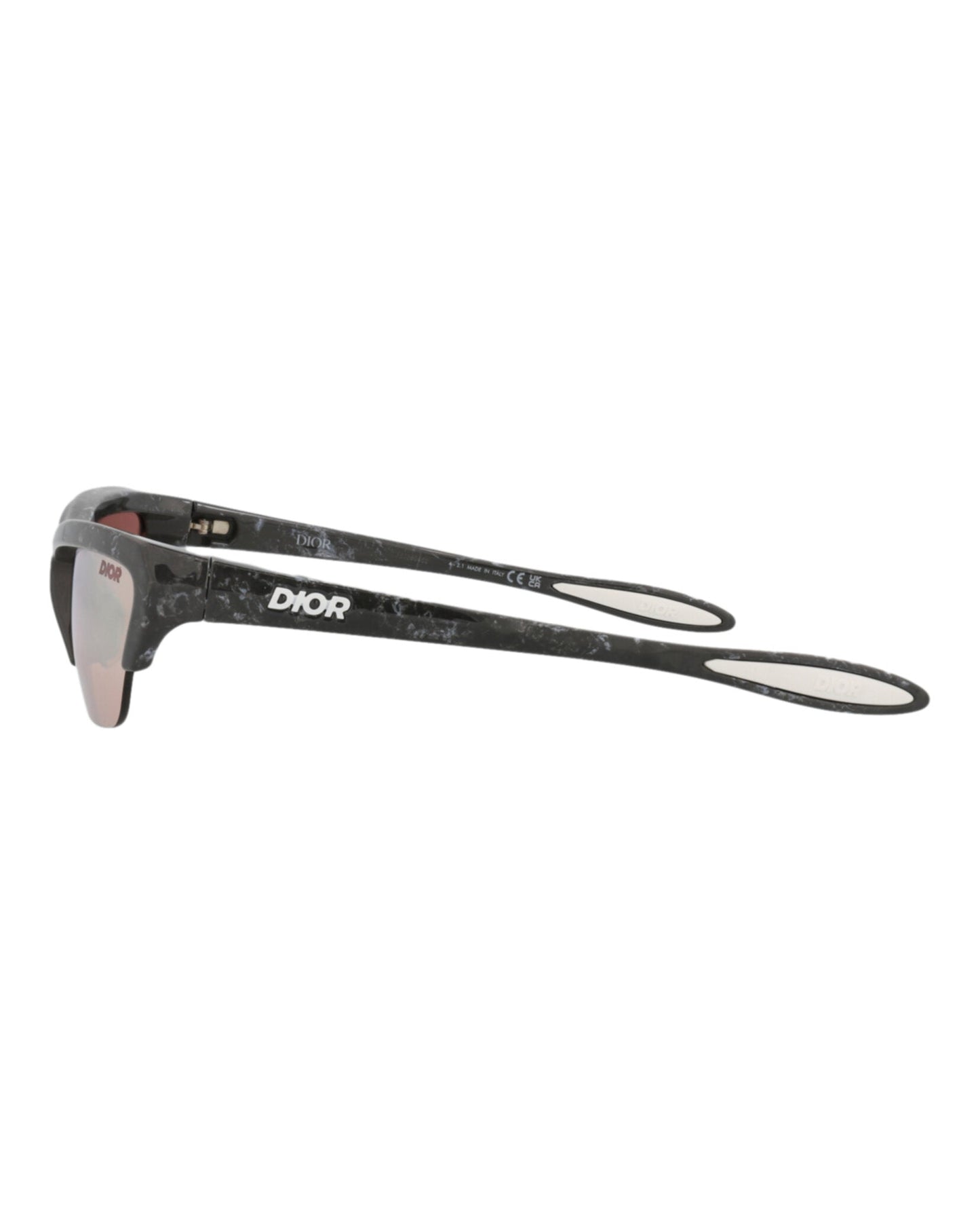Dior Mens Shield/Wrap Black Black Violet Fashion Designer Eyewear