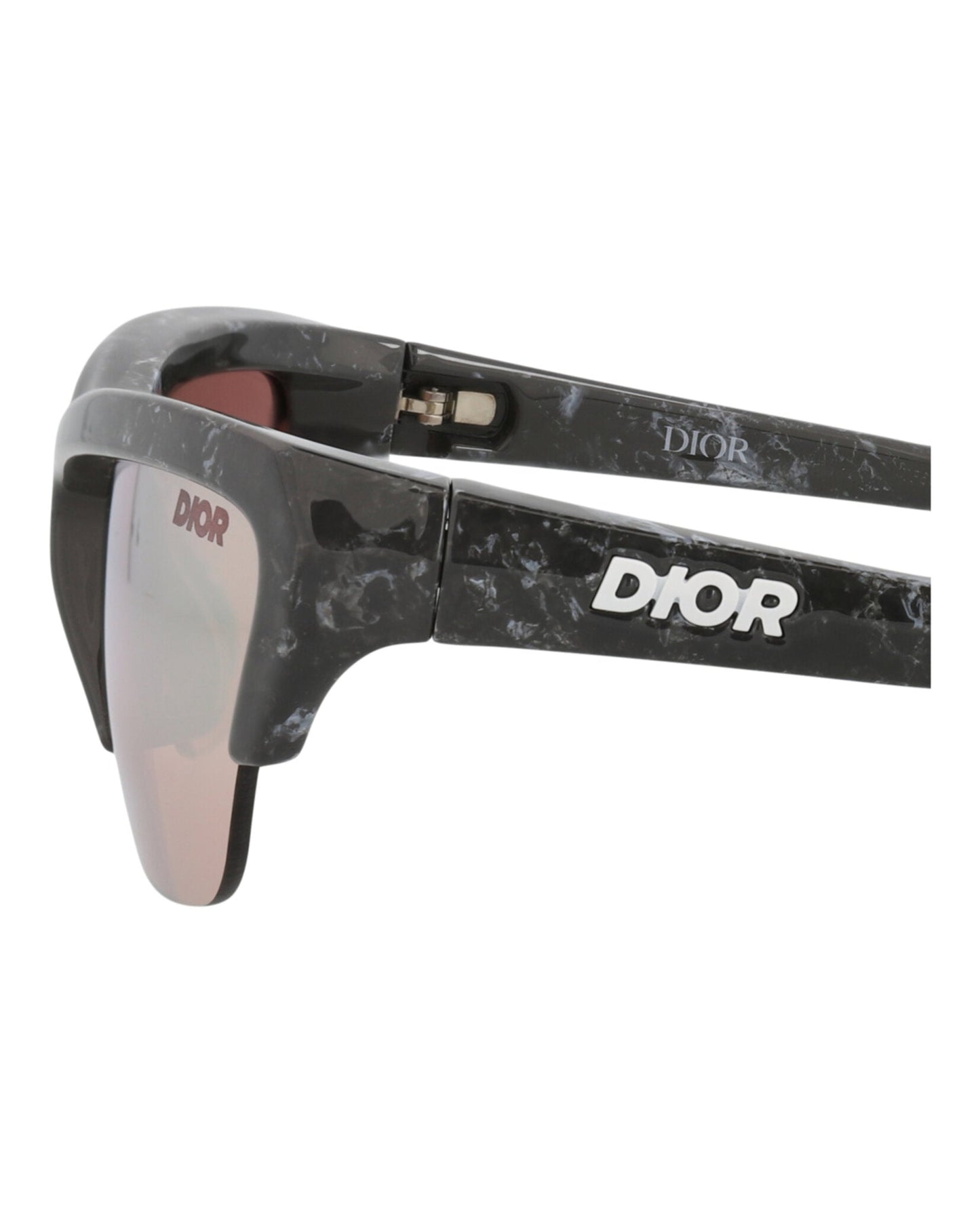Dior Mens Shield/Wrap Black Black Violet Fashion Designer Eyewear
