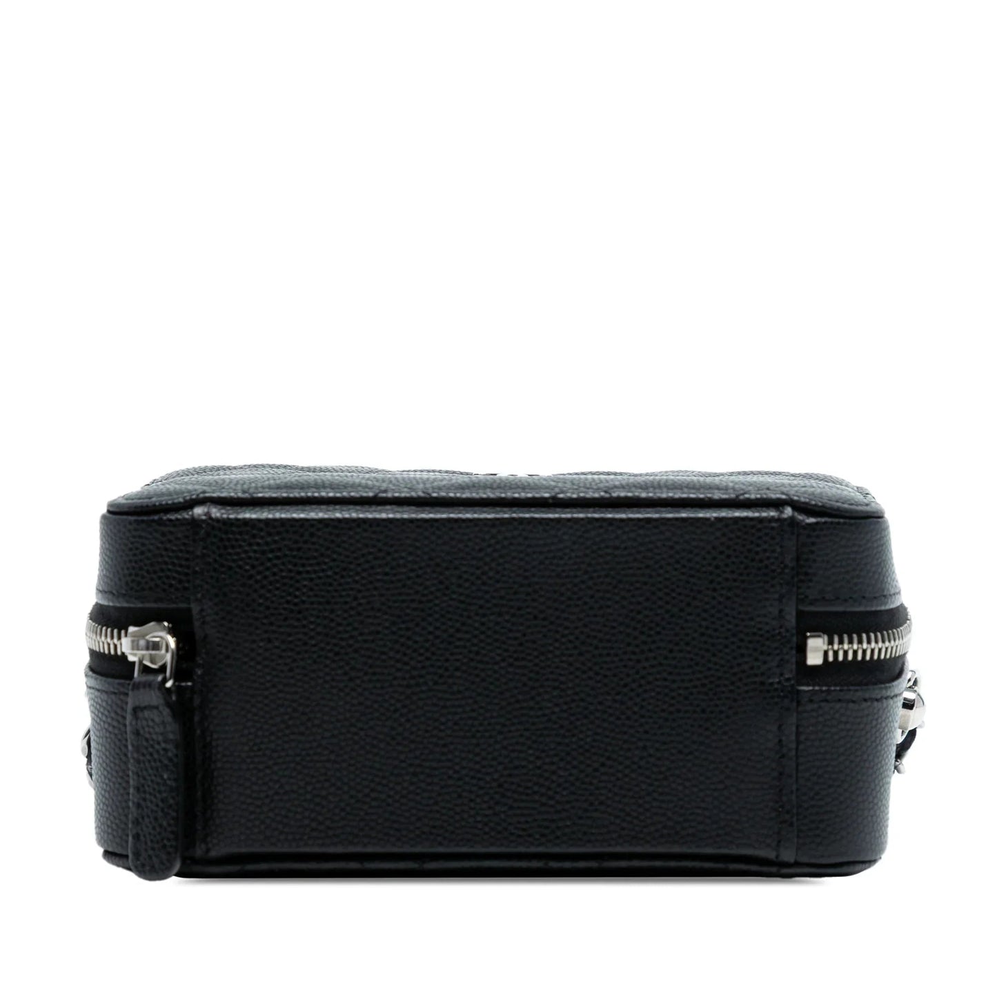 Black Chanel CC Quilted Caviar Camera Bag