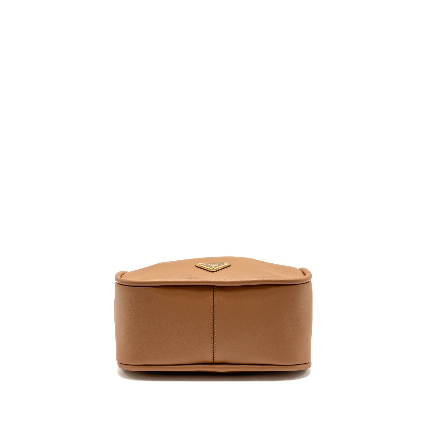 Prada Darling Handbag Calfskin Caramel