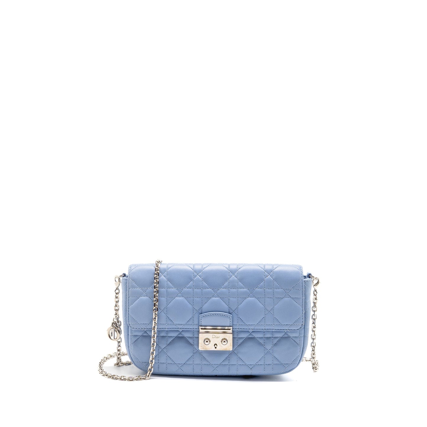 Dior Miss Dior Crossbody Purse Lambskin Light Blue