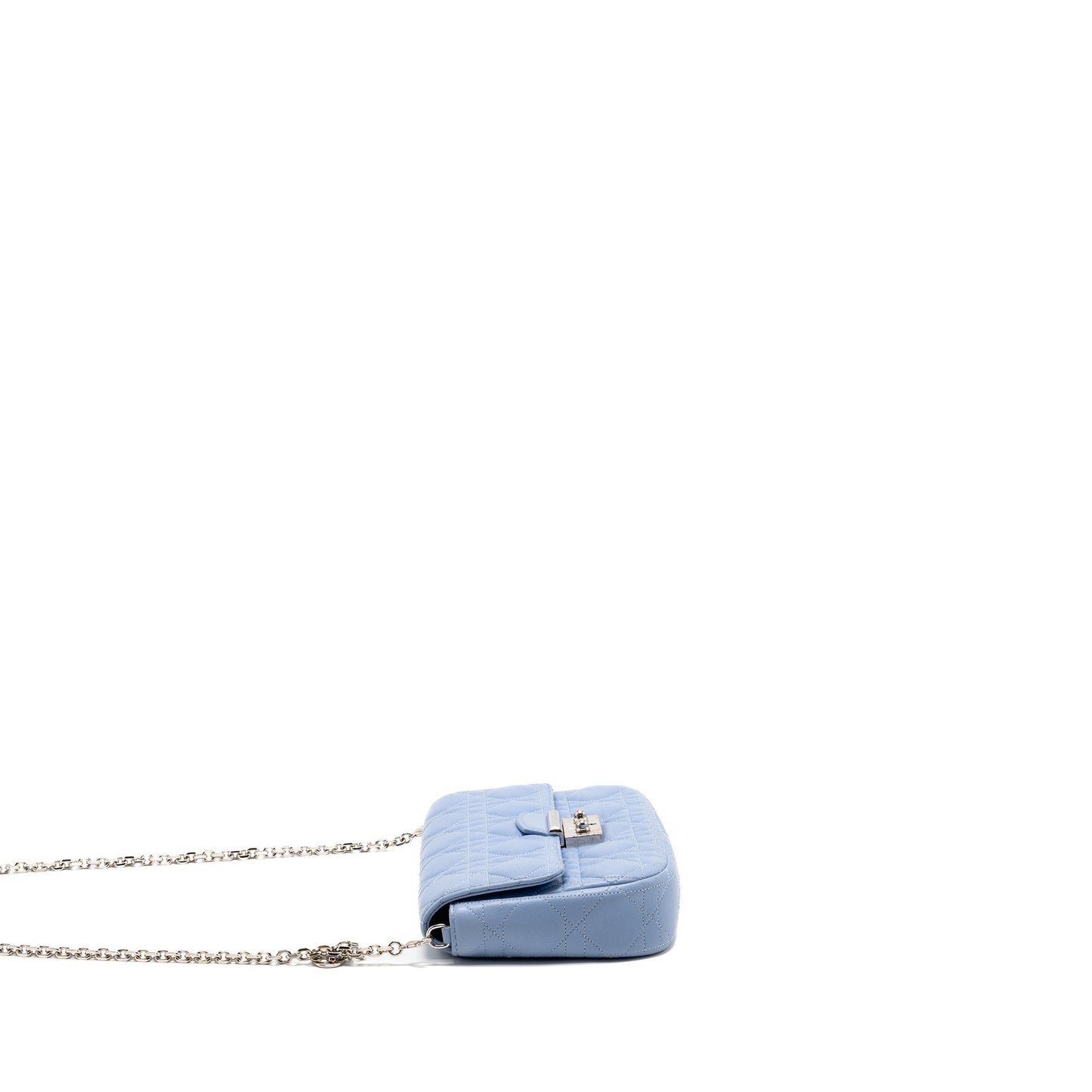 Dior Miss Dior Crossbody Purse Lambskin Light Blue