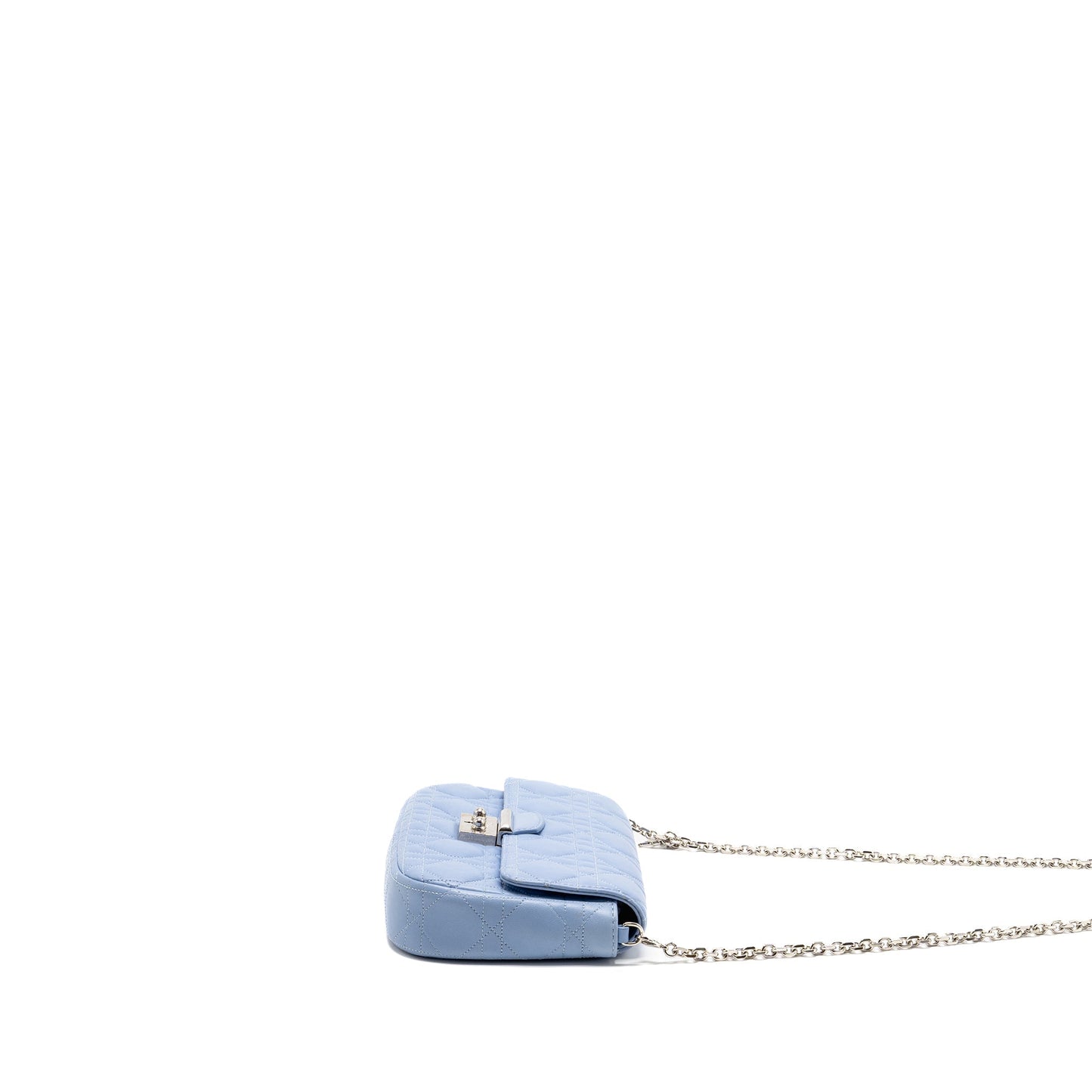 Dior Miss Dior Crossbody Purse Lambskin Light Blue