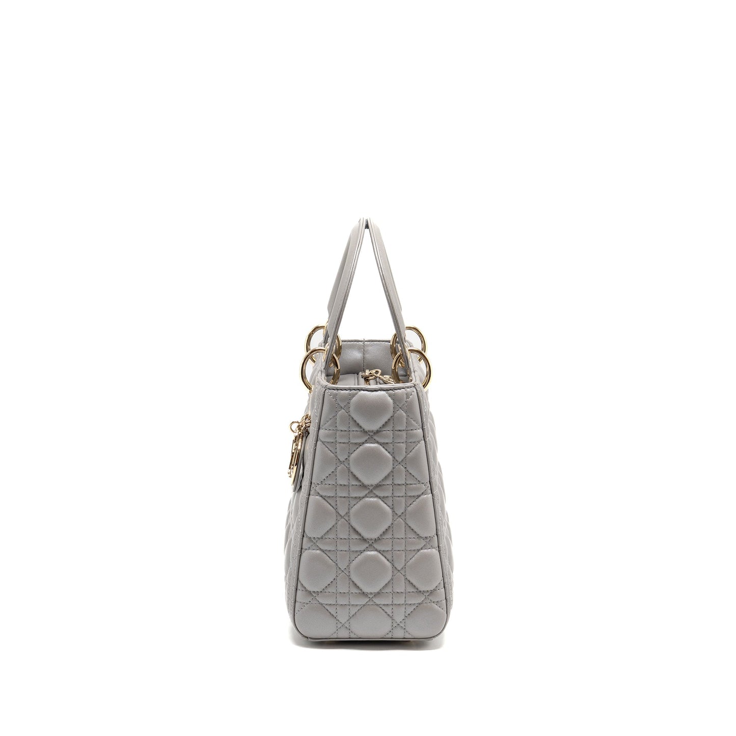 Dior Medium Lady Dior Lambskin Grey