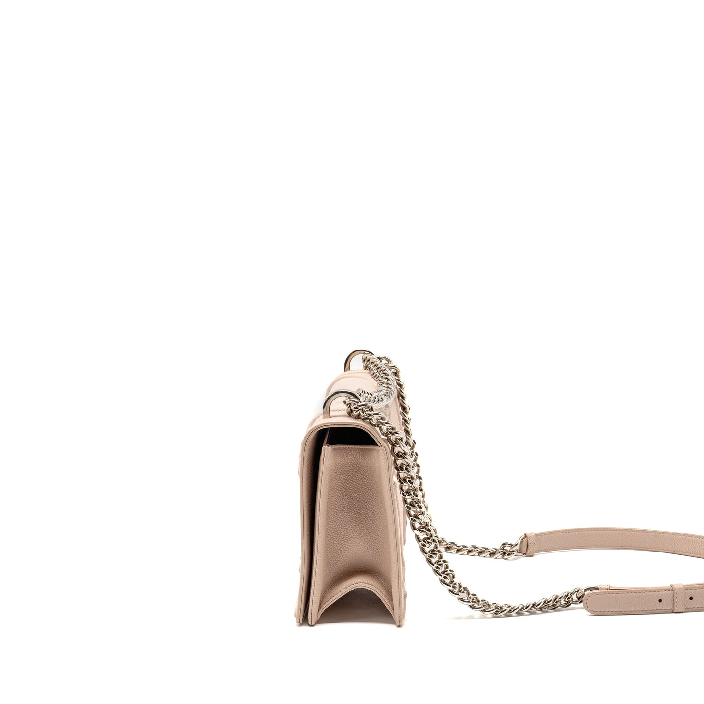 Dior Medium Diorama Grained Calfskin Light Pink