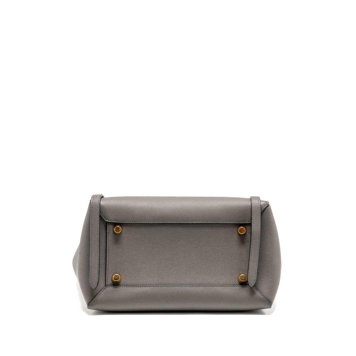 Celine Mini Belt Purse Grained Calfskin Grey