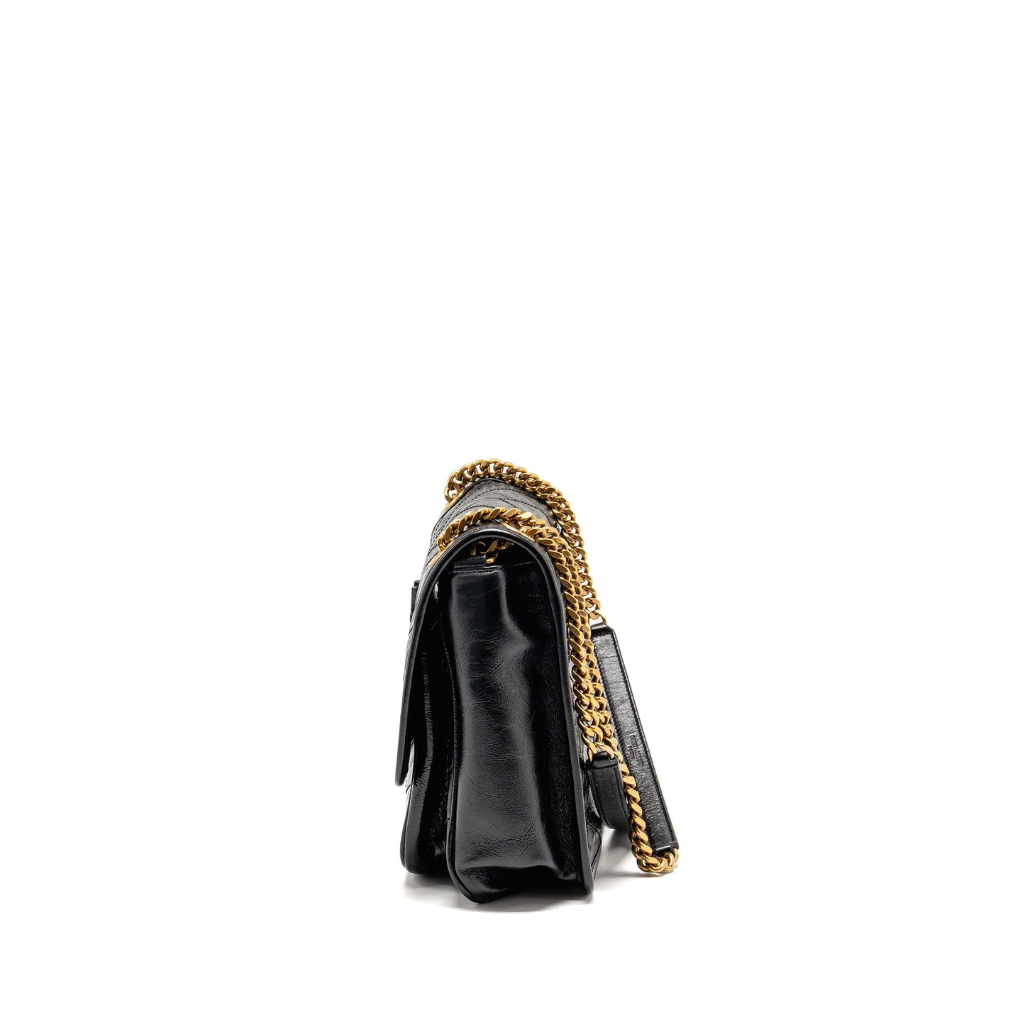Saint Laurent/ Medium Niki Chain Purse   Calfskin Black