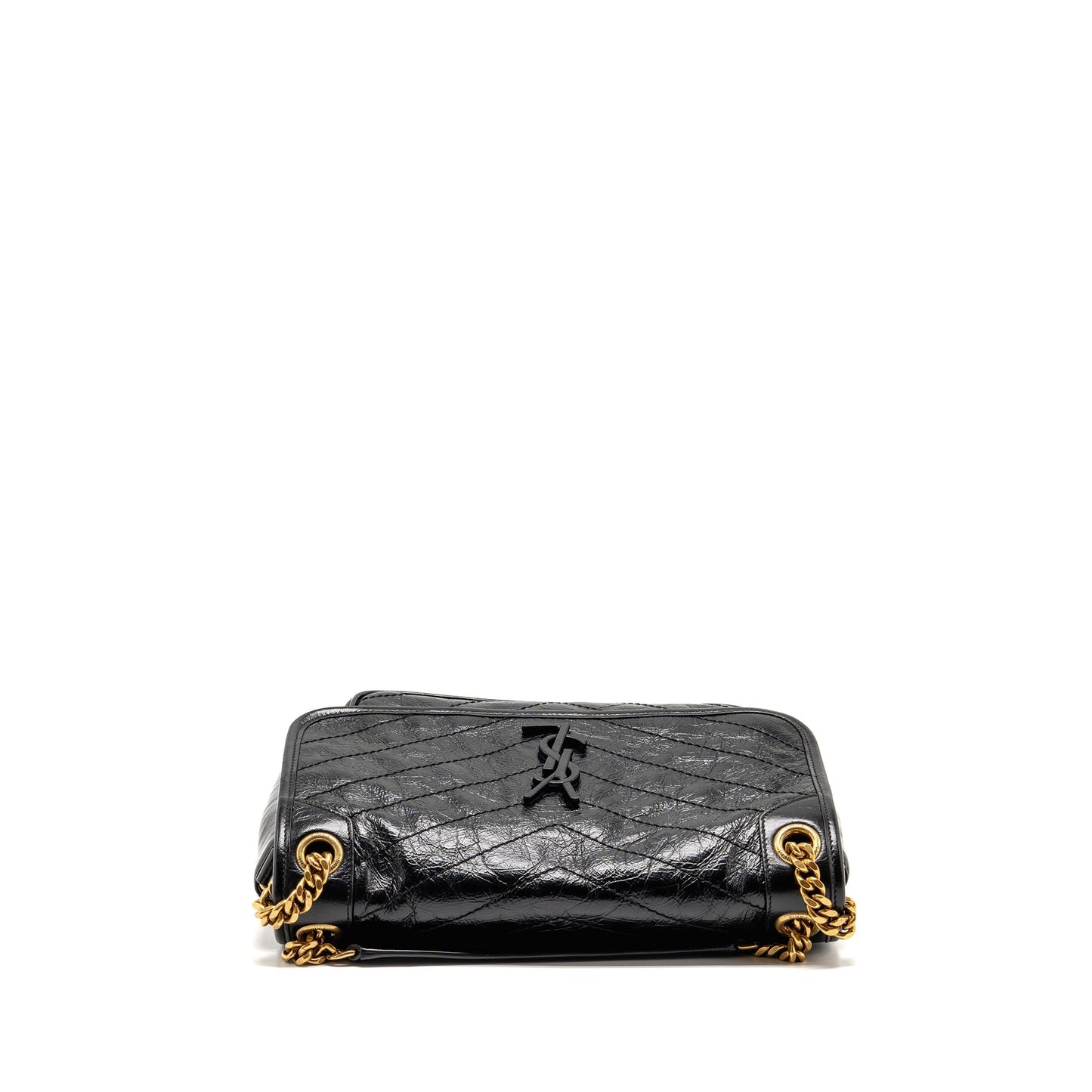 Saint Laurent/ Medium Niki Chain Purse   Calfskin Black