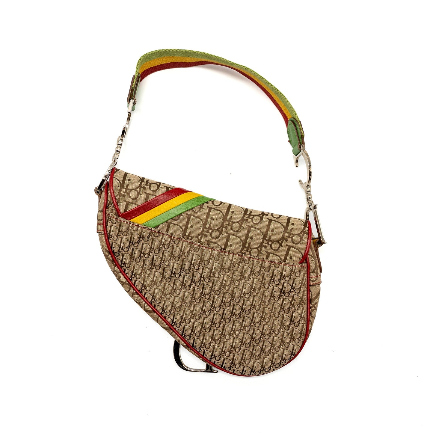 Dior   Saddle Purse Canvas/ Leather Multicolour