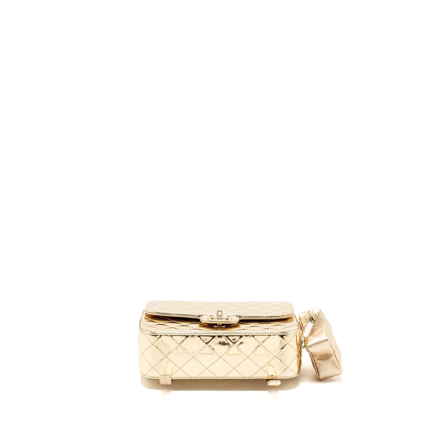 Chanel 24c backpack tar patent Gold LGHW (microchip)