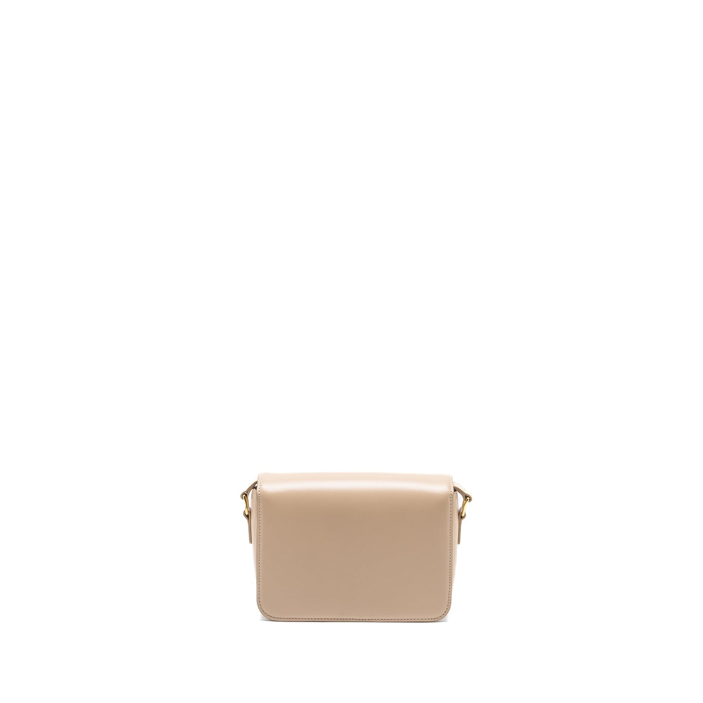 Celine Teen Triomphe Purse Calfskin Light Beige
