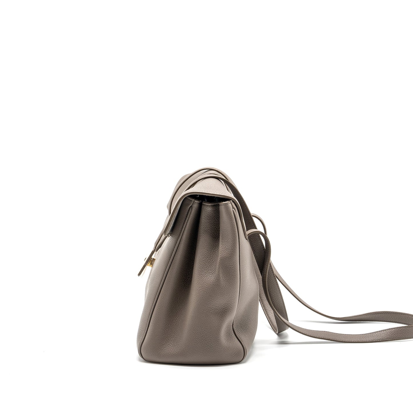 Celine Medium Soft 16 Purse Grained Calfskin Grey