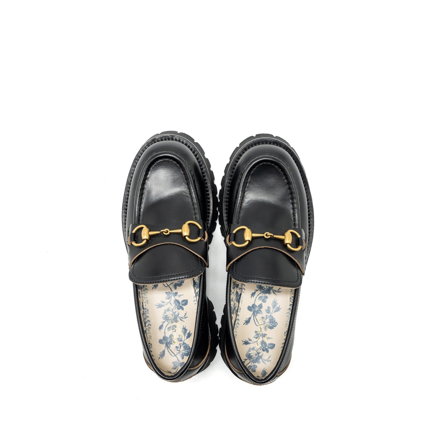 Gucci size 38 Jordan loafer calfskin black