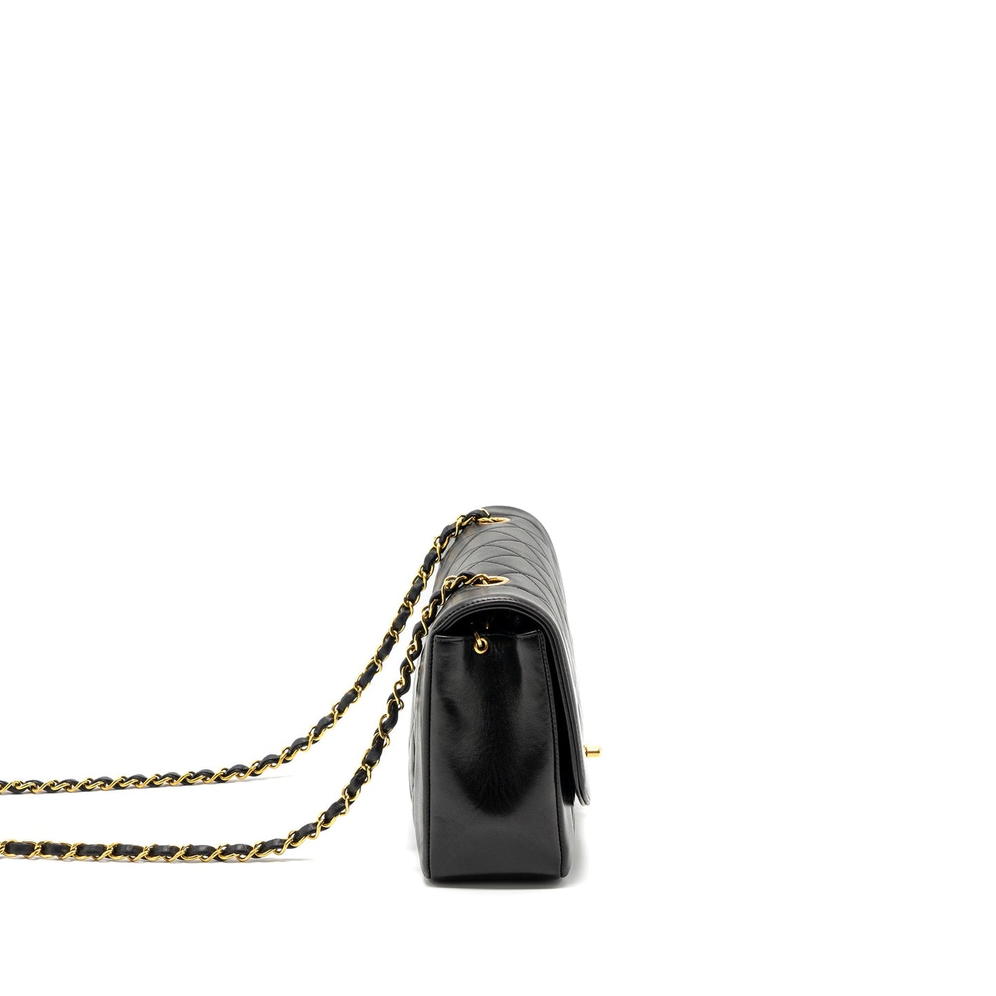 Chanel   Diana Flap Bag Lambskin Black GHW