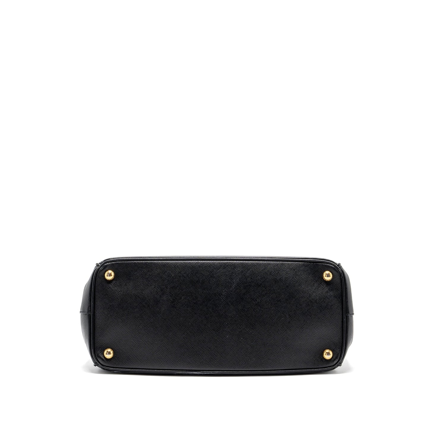 Prada Saffiano Tote Purse Calfskin Black