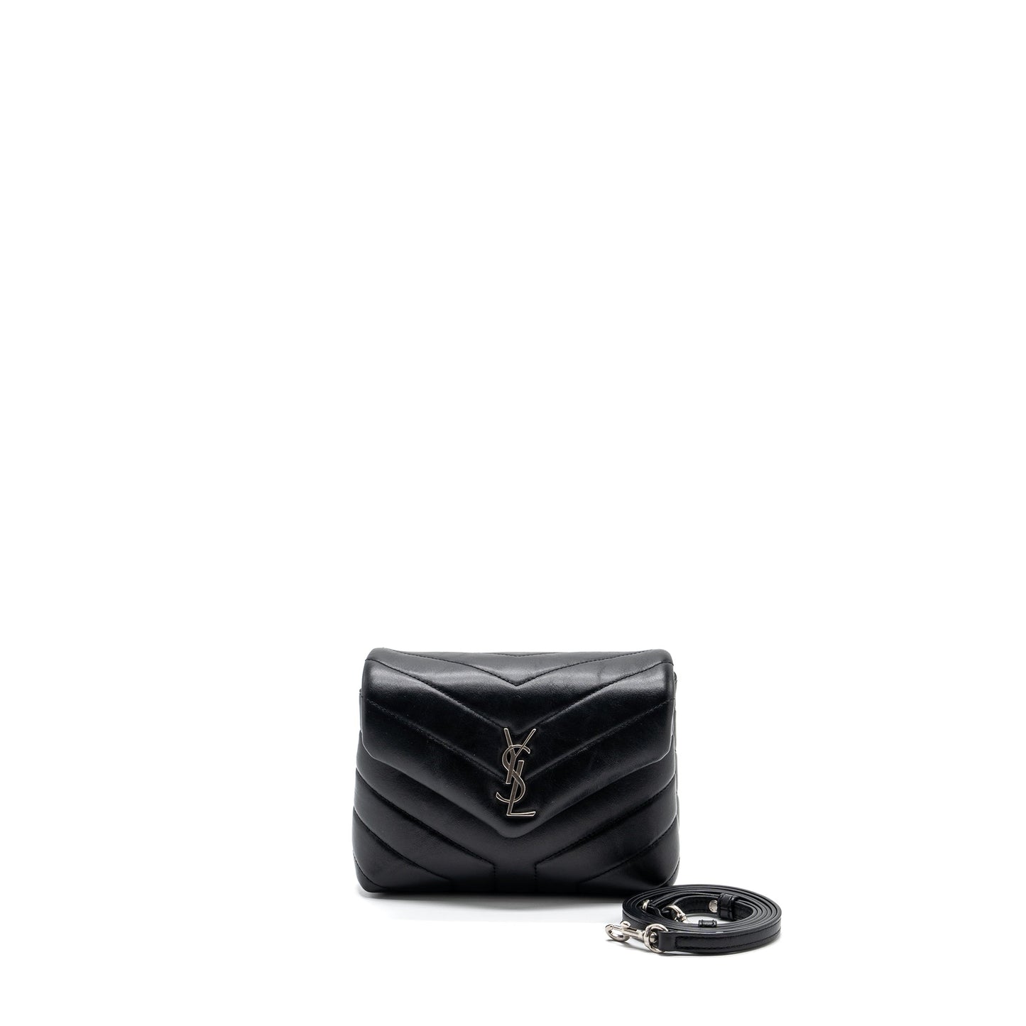 Saint laurent Loulou toy strap Purse calfskin black
