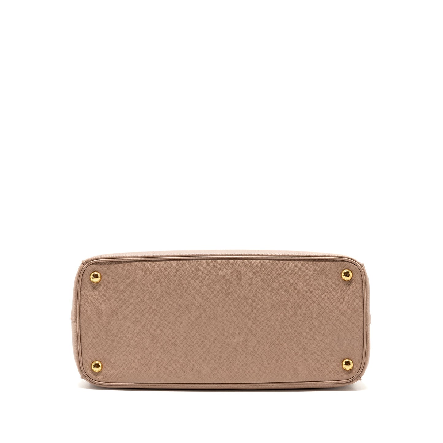 Prada Double Zip Shopping Toto Saffiano Cammeo