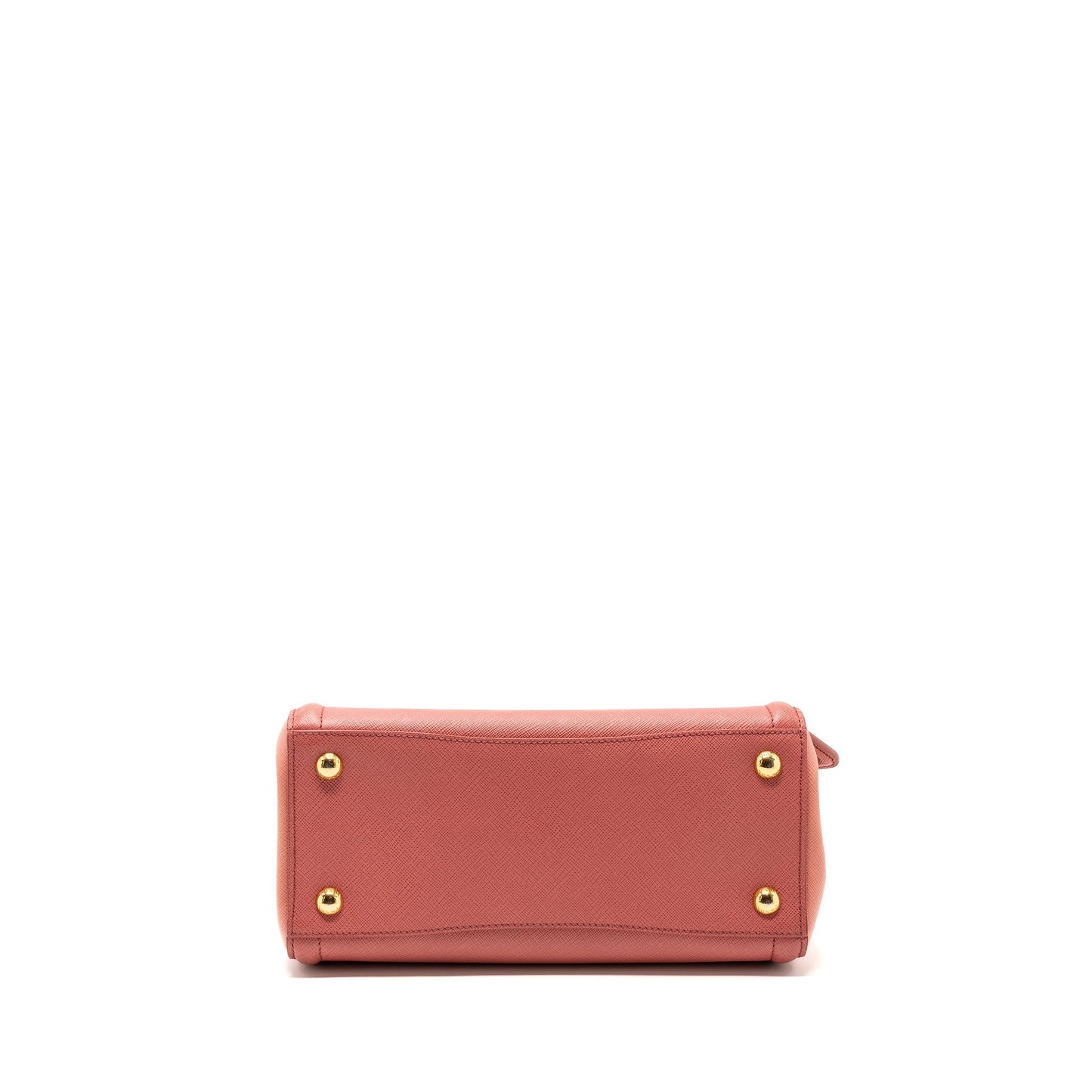 Prada top handle small tote Purse saffiano calfskin pink