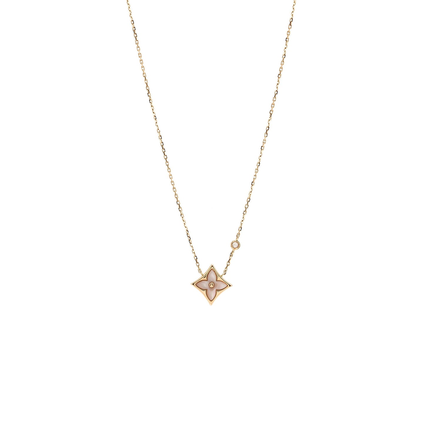 Louis Vuitton Color Blossom BB Star Pendant Pink Gold Mother Of Pearl/Diamond