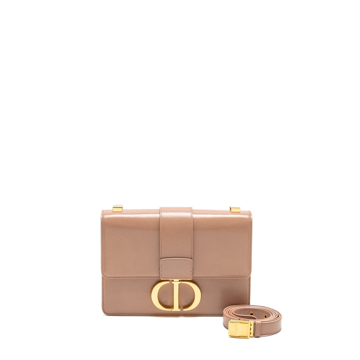 Dior 30 Montaigne Purse Calfskin Dark Beige