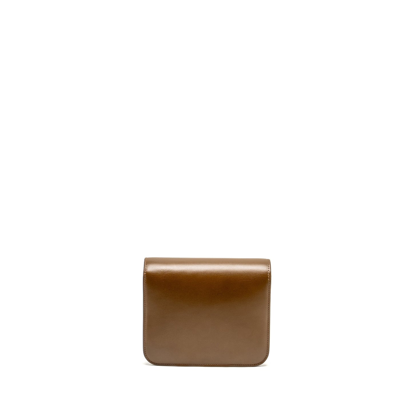 Celine Teen Classic Box Purse Calfskin Camel