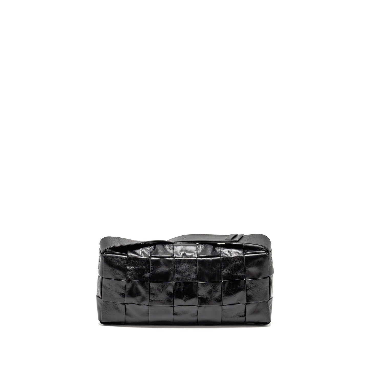 Bottega Veneta Cassette Purse Aged Calfskin Black
