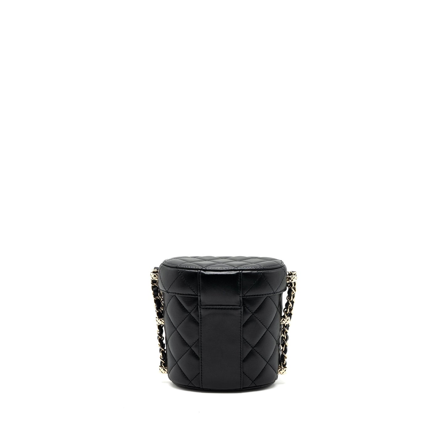 Chanel Vanity With Chain Lambskin Black LGHW(Microchip)