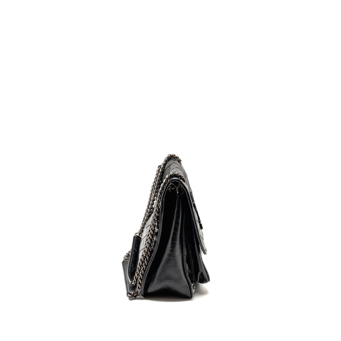 Saint Laurent/ Medium Niki Chain Purse   Calfskin Black