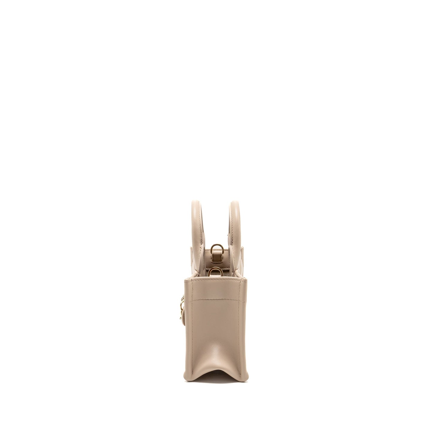 Dior Dioramour Mini Dior Book Tote Macrocannage Calfskin Powder Beige